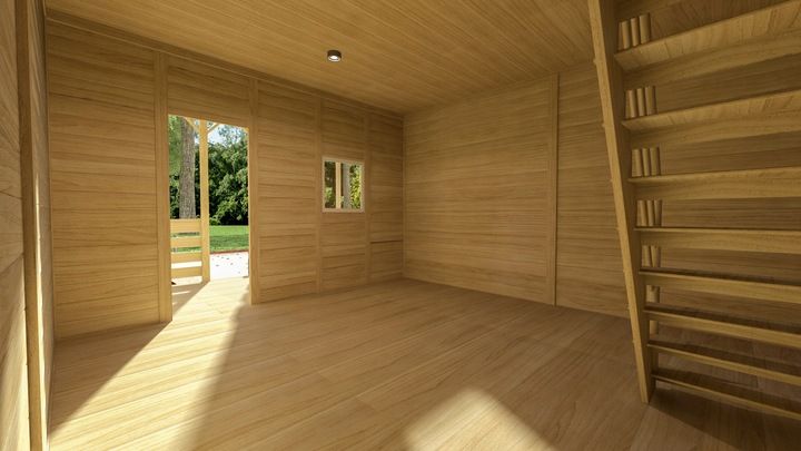 Drewniany domek całoroczny letniskowy Producent  5m/7m 15/20 - zdjęcie 3