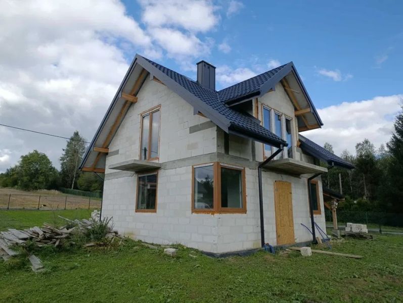 Dom SSZ do wykończenia Krosno ul. Bieszczadzka  - zdjęcie 1