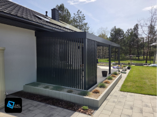 Zadaszenie ogrodowe z aluminium 