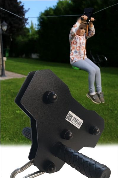 Uchwyt tyrolki bloczek podwójny - tyrolka ogrodowa - zdjęcie 8