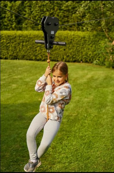 Uchwyt tyrolki bloczek podwójny - tyrolka ogrodowa - zdjęcie 7