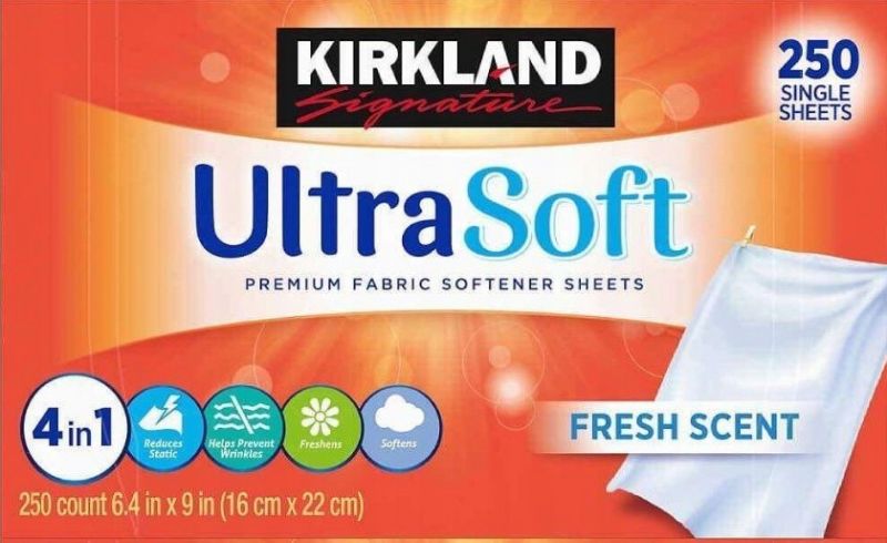 Chusteczki do suszarki KIRKLAND 250 szt - zdjęcie 1