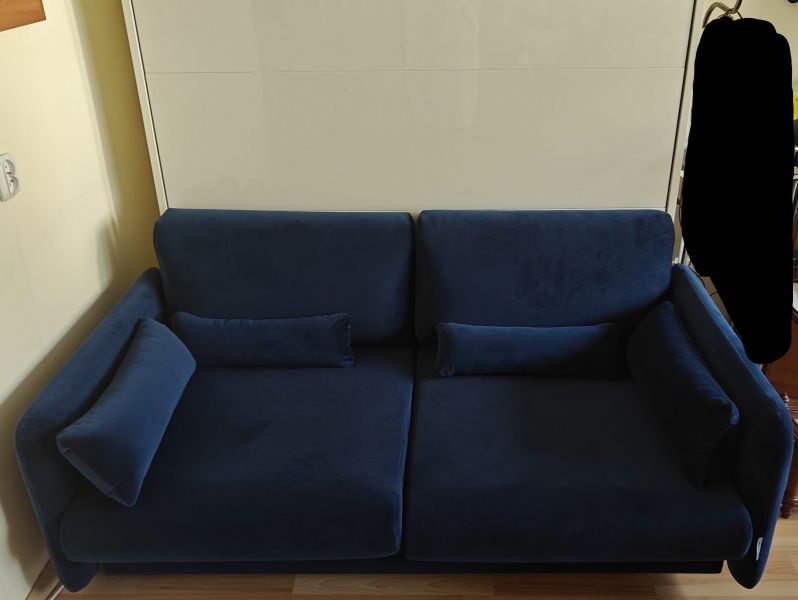  BED CONCEPT z sofą BC-18 140 Lenart Materac 140x200 - zdjęcie 4