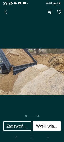 Sprzedaż piasek płukany kopany Te 660175285 Jasionka Wólka Podleśna  - zdjęcie 4