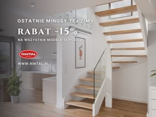 -15% na schody na wymiar.