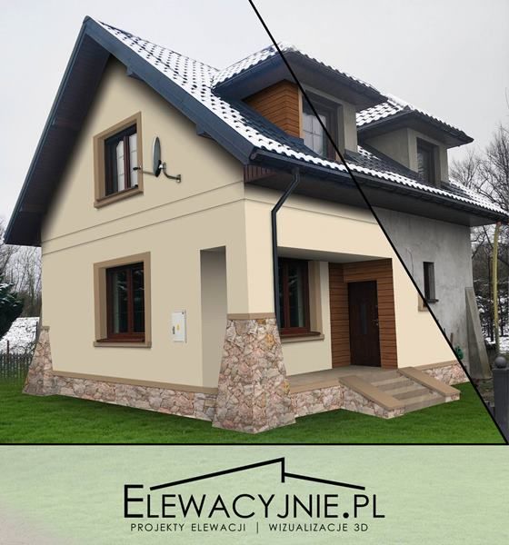 Profesjonalne projekty elewacji, wizualizacje fotorealistyczne - zdjęcie 1