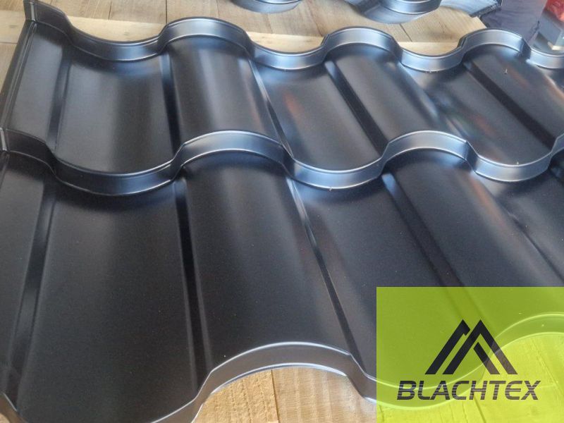 Blachodachówka Czarna 9005p model Centro II gatunek od ręki - zdjęcie 1