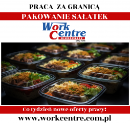 Pakowanie sałatek Oferta pracy w Holandii