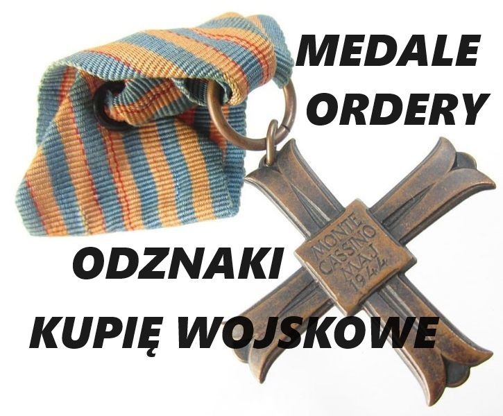 Kupię wojskowe stare medale,ordery,odznaki,odznaczenia 694972047 - zdjęcie 1