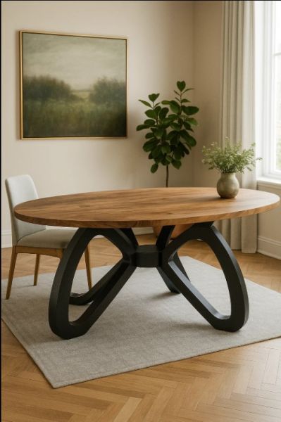 Noga do stołu 3D rama glamour biurka stolika nogi pokój pająk meble - zdjęcie 3