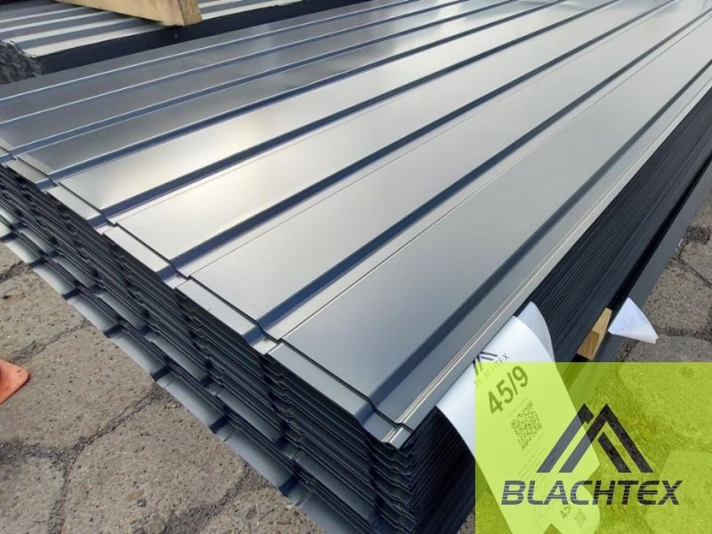 Blacha trapezowa niskoprofilowa antracyt, grafit od ręki - zdjęcie 2