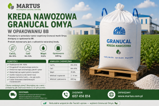 Kreda nawozowa Granucal Omya w opakowaniu BB