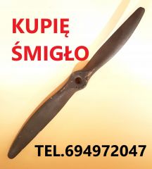 Kupię Drewniane śmigło od samolotu telefon 694972047