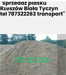 Sprzedaż piasek Tyczyn Borek Stary tel 787322263
