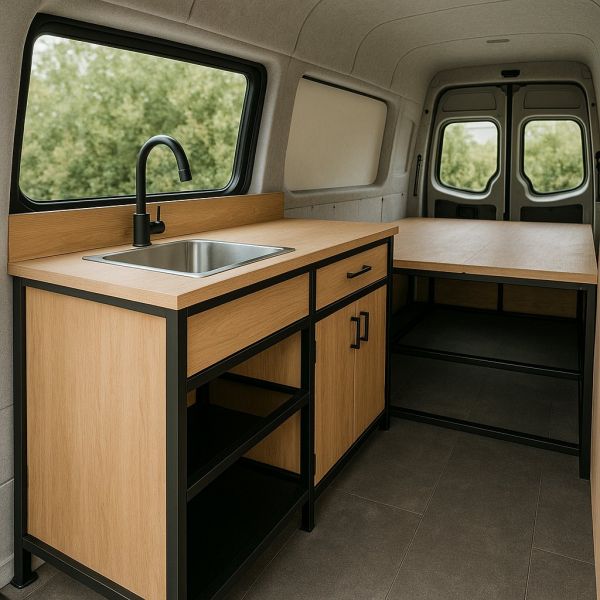 Wyposażenie meble do kampera na wymiar - Camper furniture Food truck - zdjęcie 6