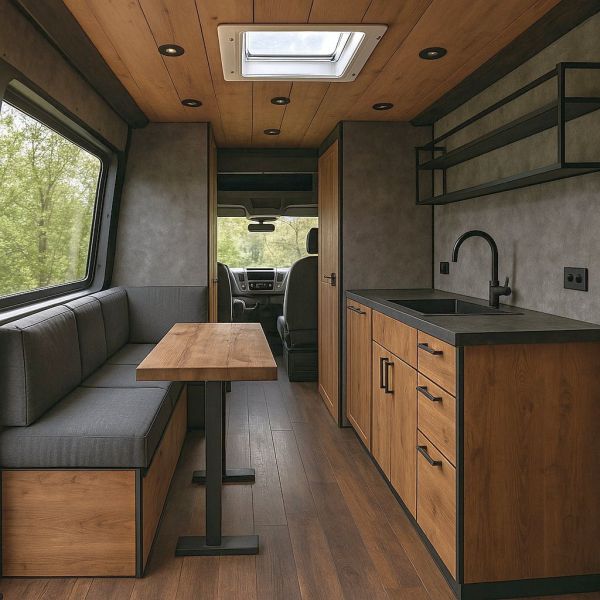 Wyposażenie meble do kampera na wymiar - Camper furniture Food truck - zdjęcie 2