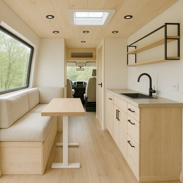 Wyposażenie meble do kampera na wymiar - Camper furniture Food truck - zdjęcie 3