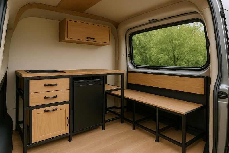 Wyposażenie meble do kampera na wymiar - Camper furniture Food truck - zdjęcie 1