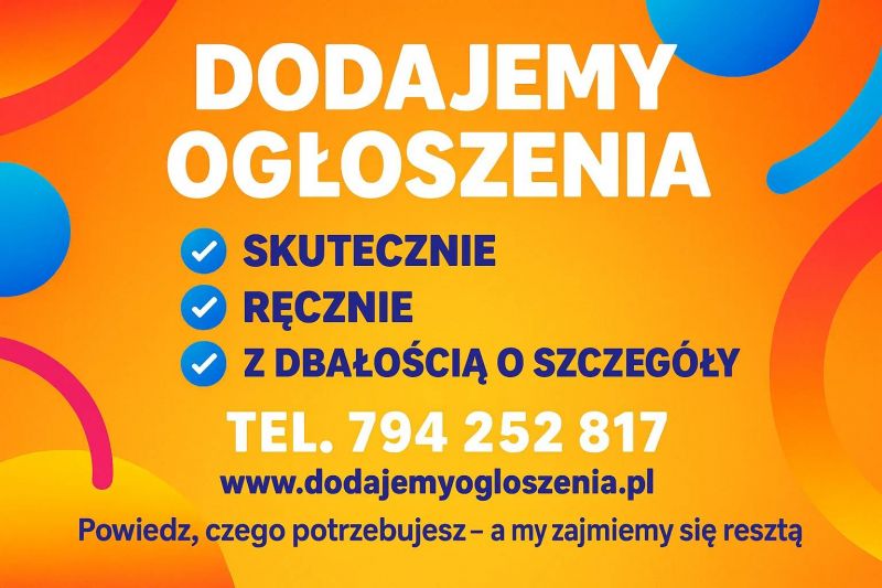 Dodajemy ogłoszenia do nawet 800 portali - skutecznie, ręcznie - zdjęcie 1