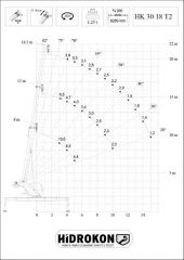 Dźwig mobilny HIDROKON HK 30 18 T2 - 10 ton