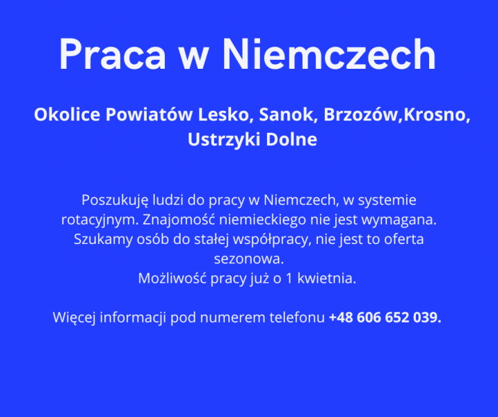 Praca w Niemczech - zdjęcie 1