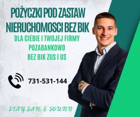 Pozabankowe pozyczki dla rolnikow bez bik pod zastaw ziemi,dzialki
