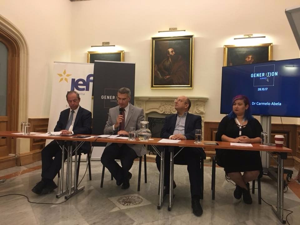 Jef Malta's debate at Palazzo Parisio, Valletta
