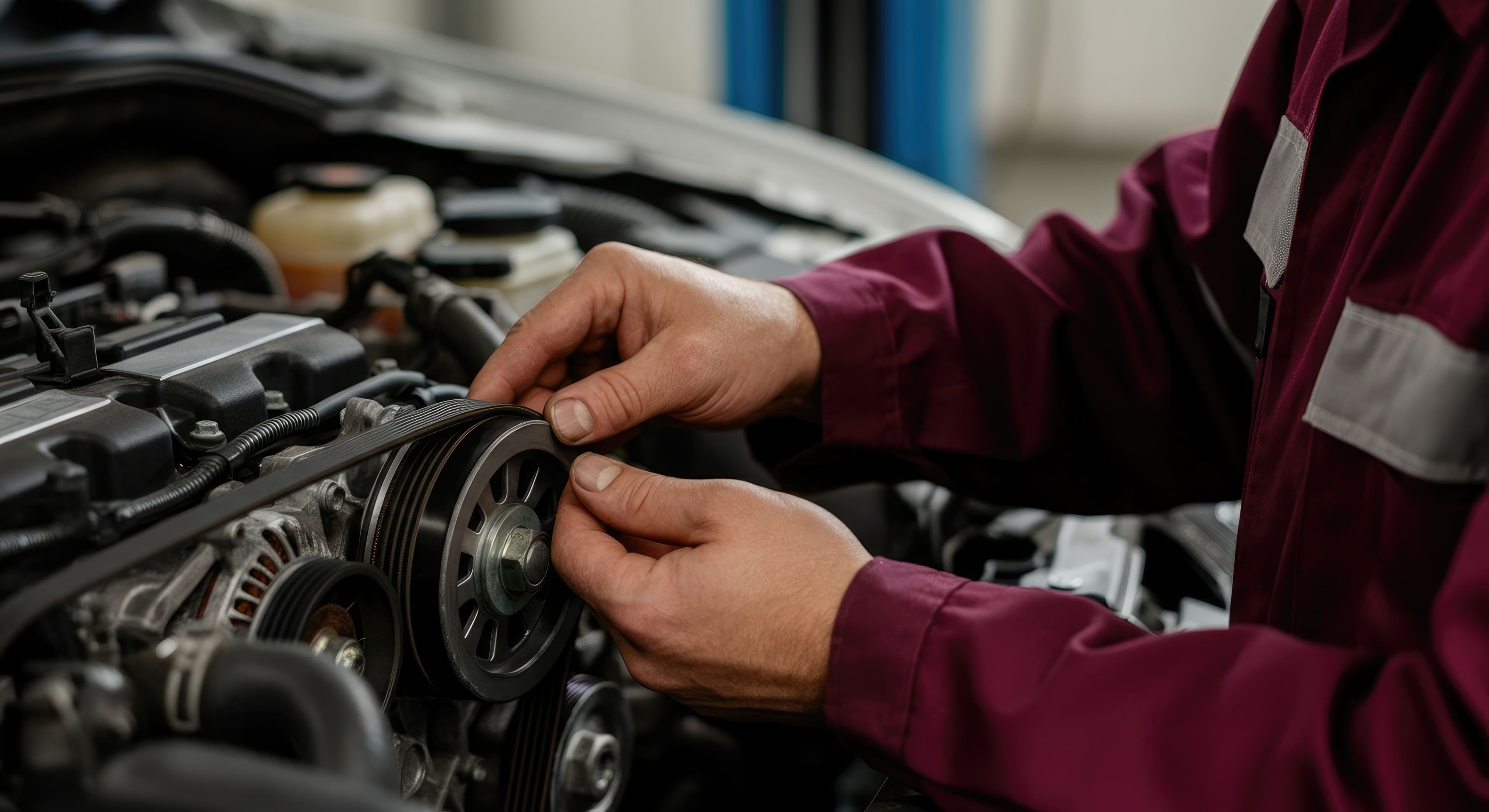 Auton käynnistäminen pakkasella ja lumen peittämä tuulilasi.