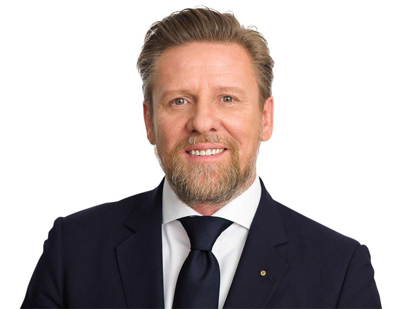 Peter Weinberger im dunklen Anzug