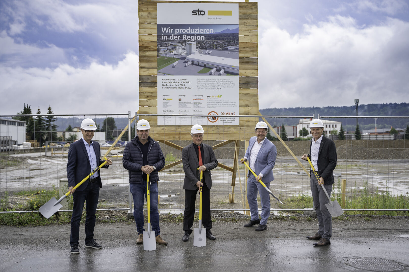 Starschuss für die Sto-Baustelle in Villach