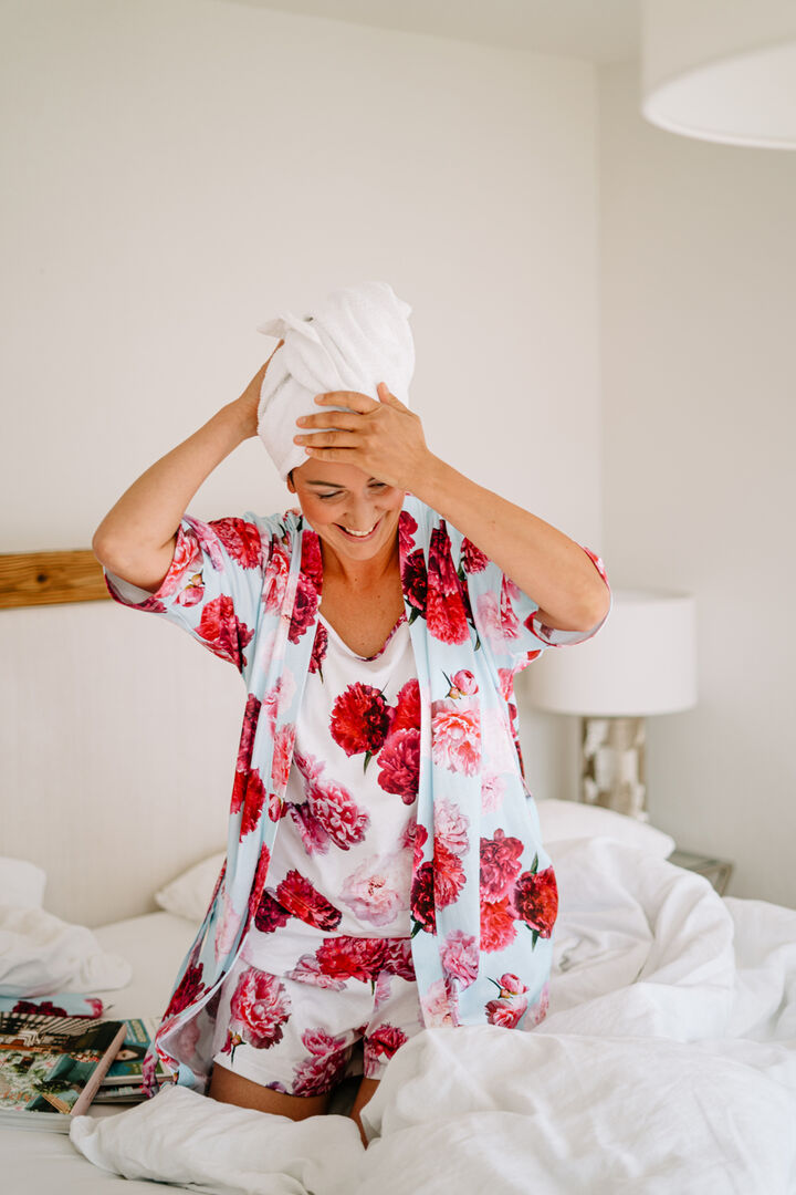 FLOWERS IN BED
