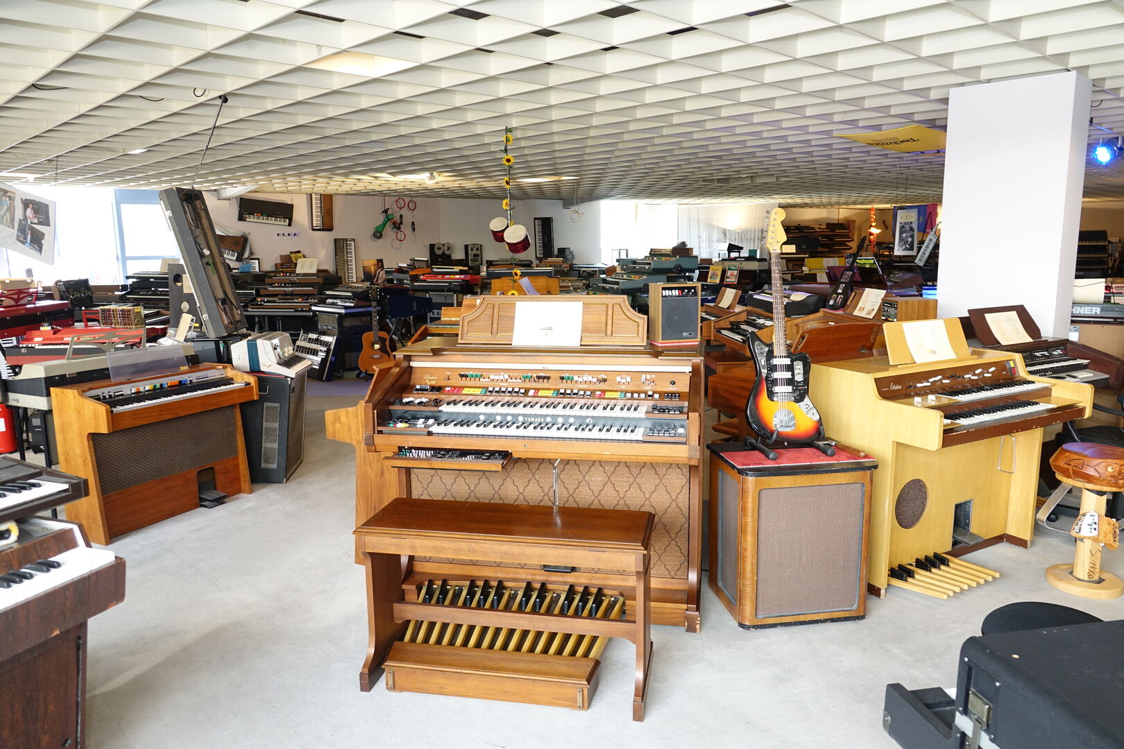 Das Eboardmuseum mit zahlreichen Instrumenten zum Bestaunen und Anfassen