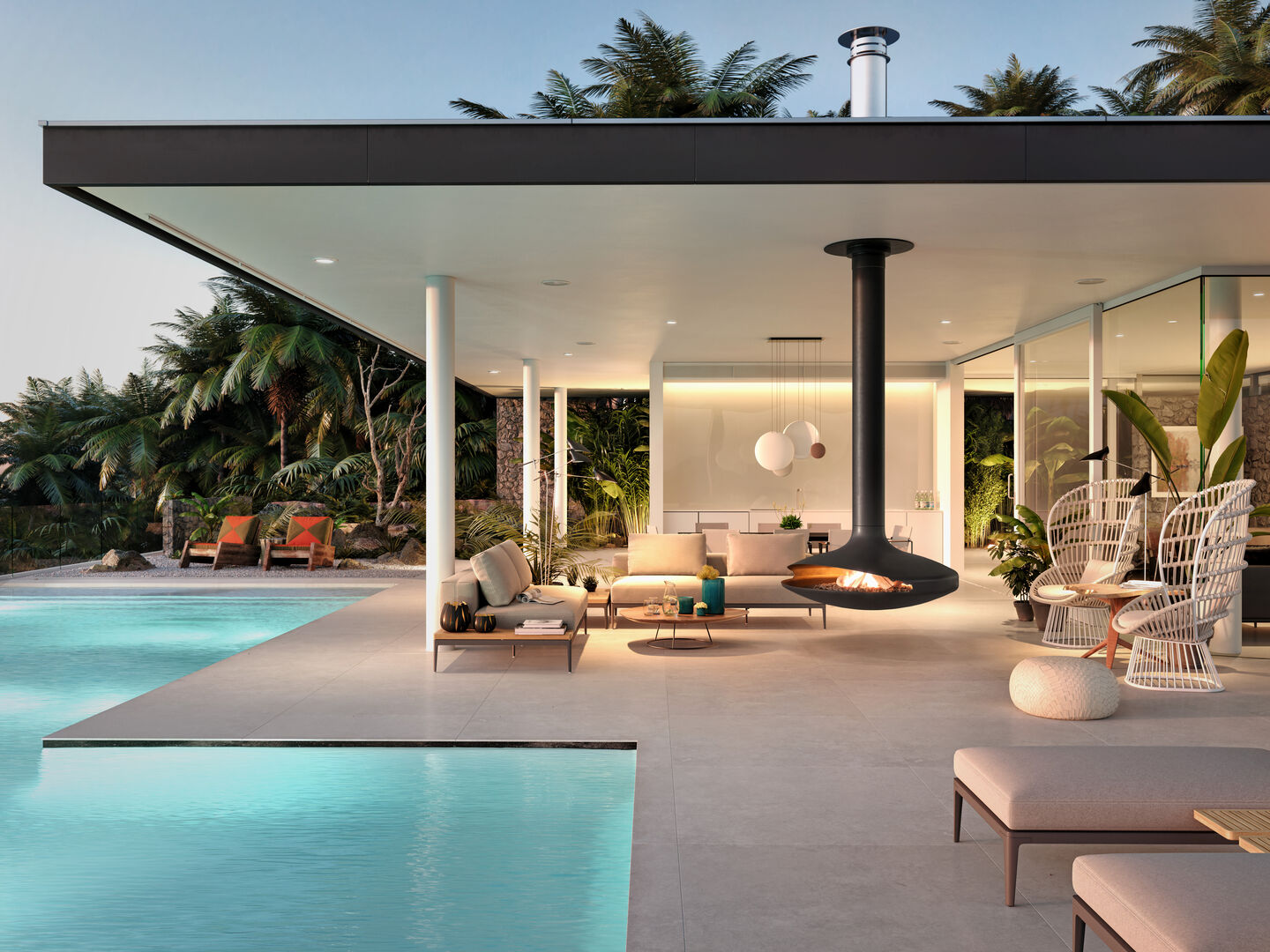 Outdoor-Kamin Gyrofocus