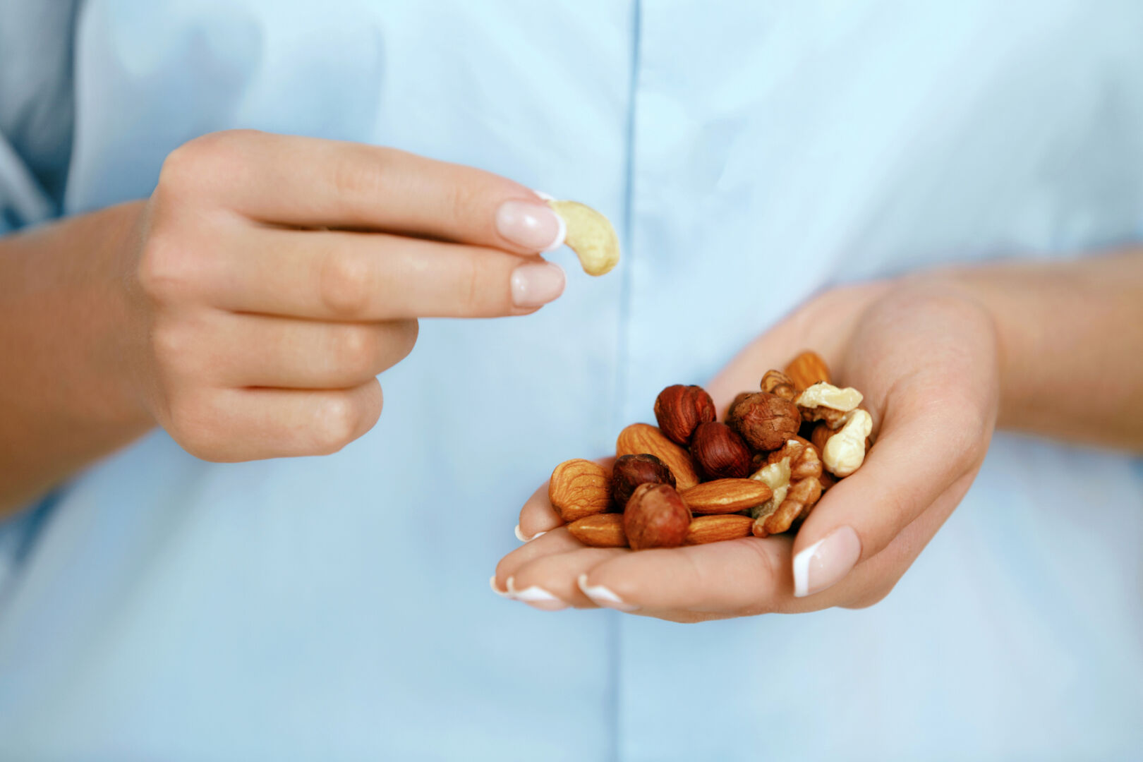 Gesunder Snack Nüsse