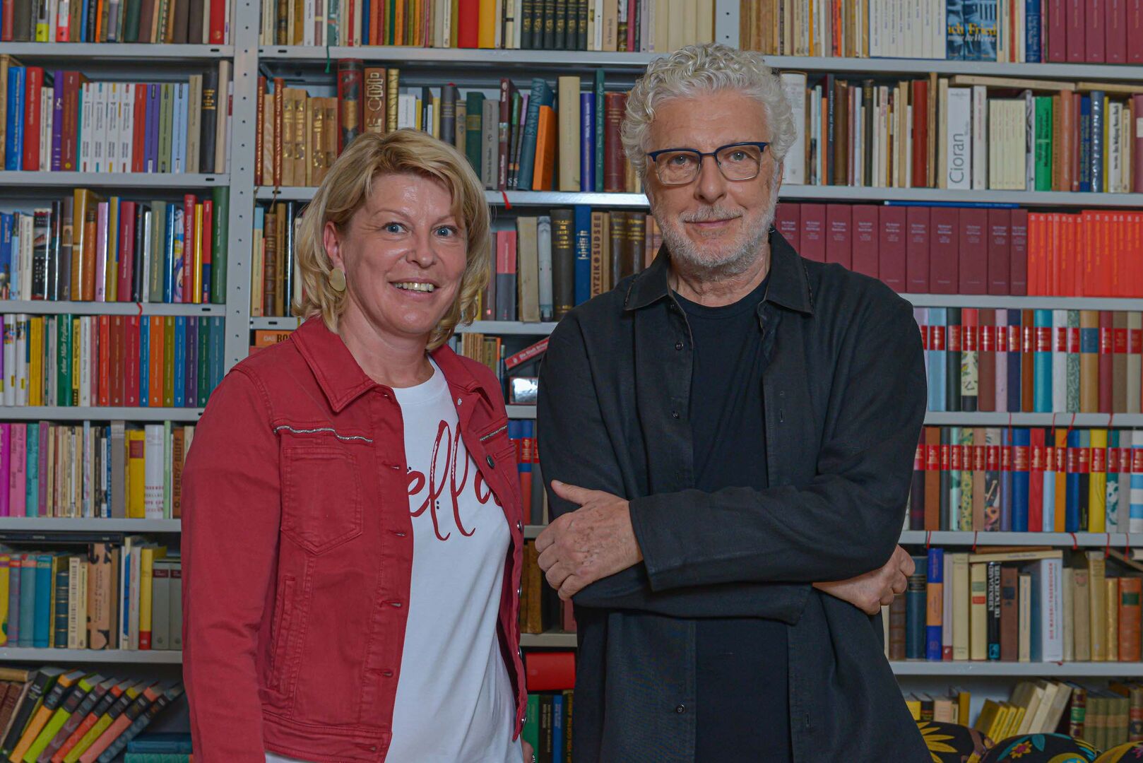 Irene Alexowsky mit André Heller