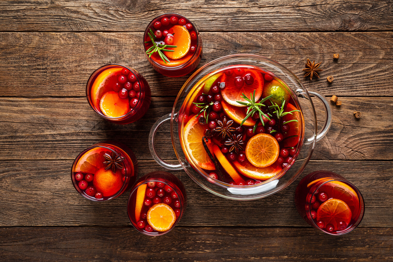 Cranberry Punsch - eine gesunde Punschalternative