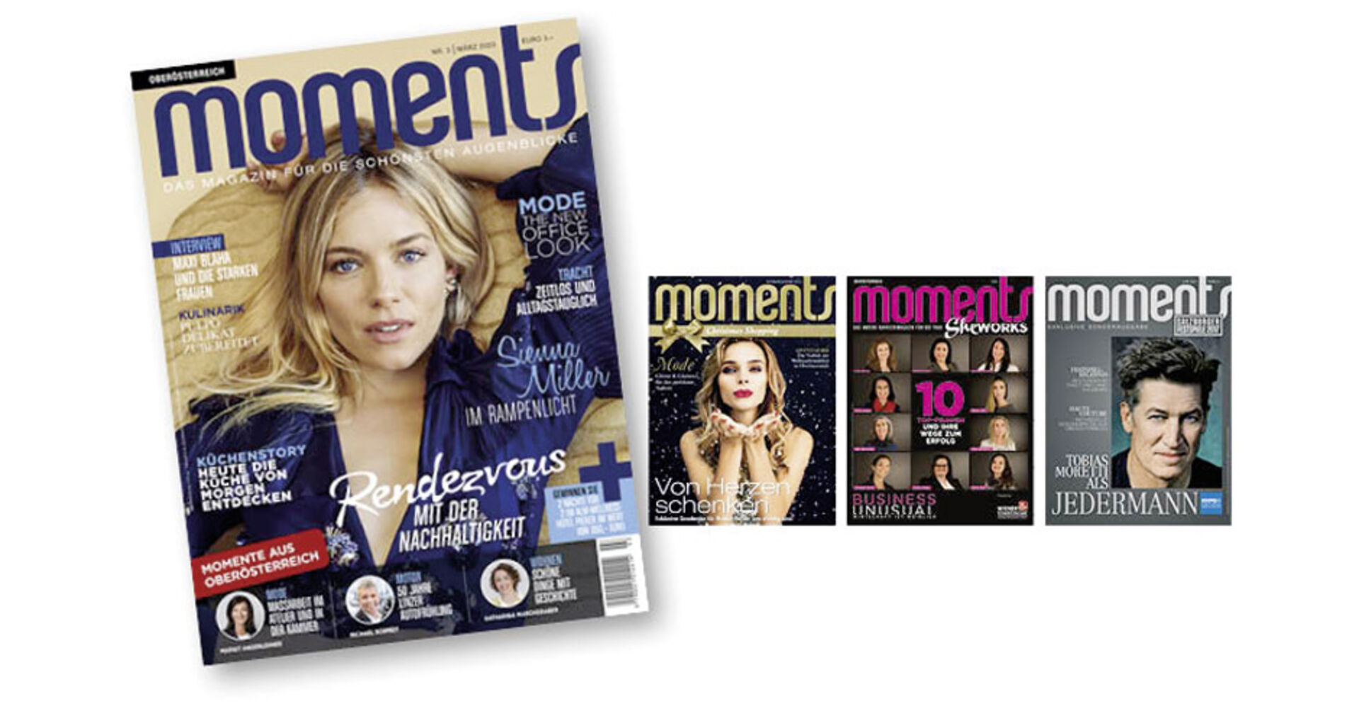 moments Ausgaben und Sonderausgaben