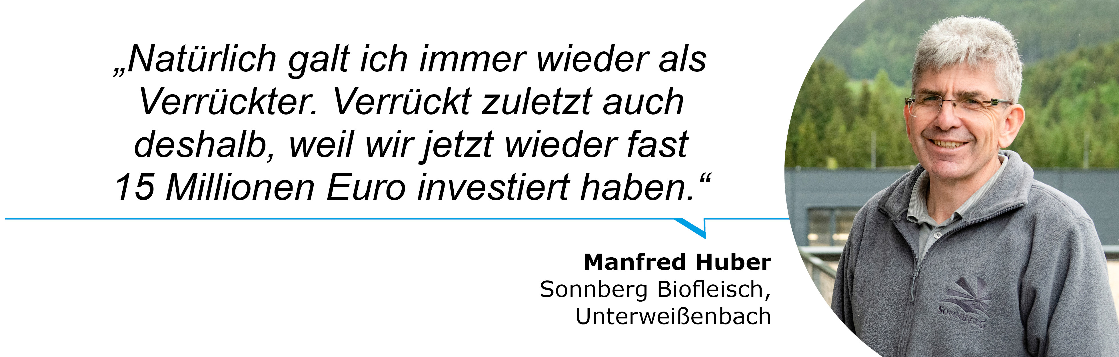Zitat Manfred Huber