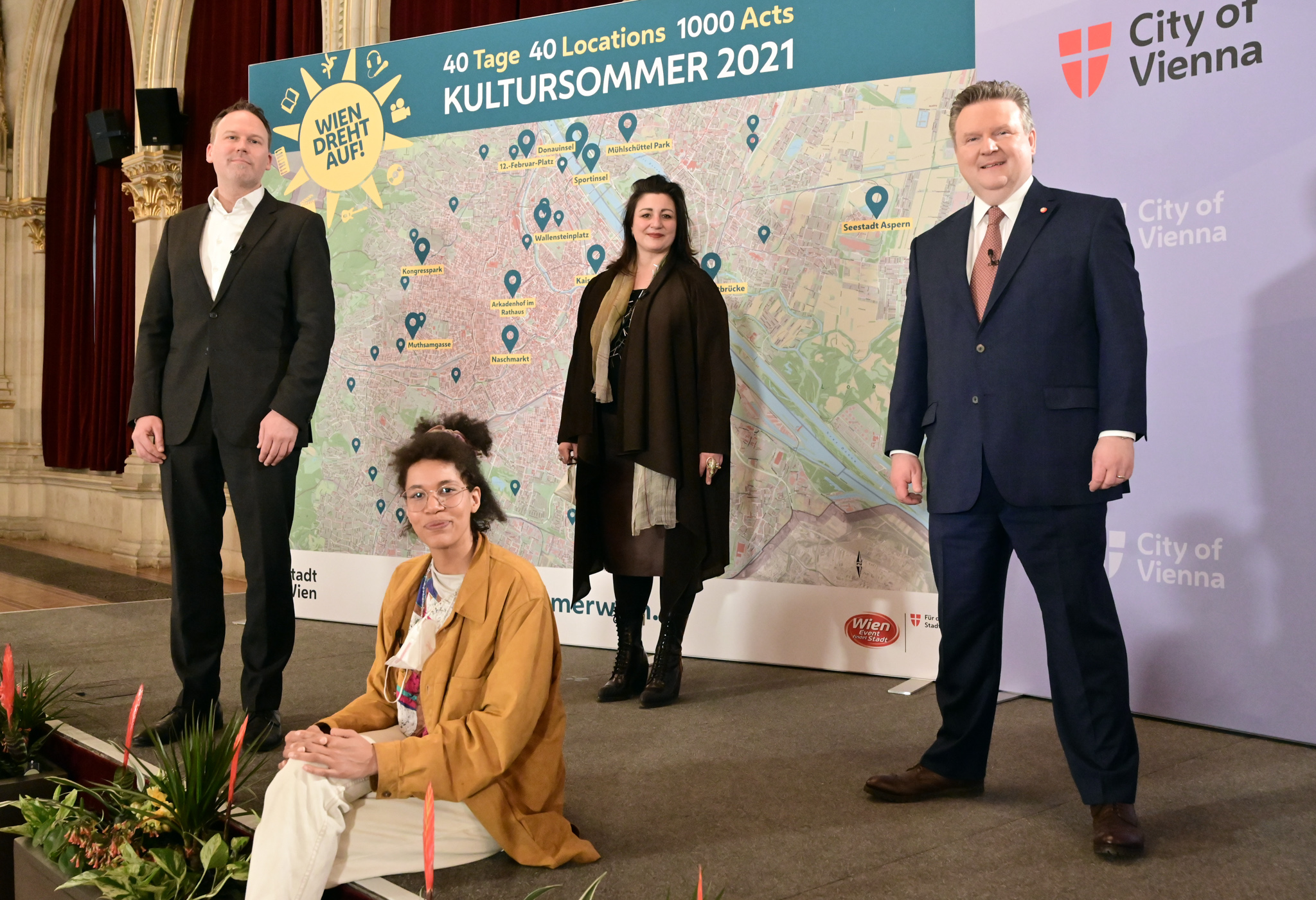 Präsentation des Wiener Kultursommers 2021 im Wiener Rathaus