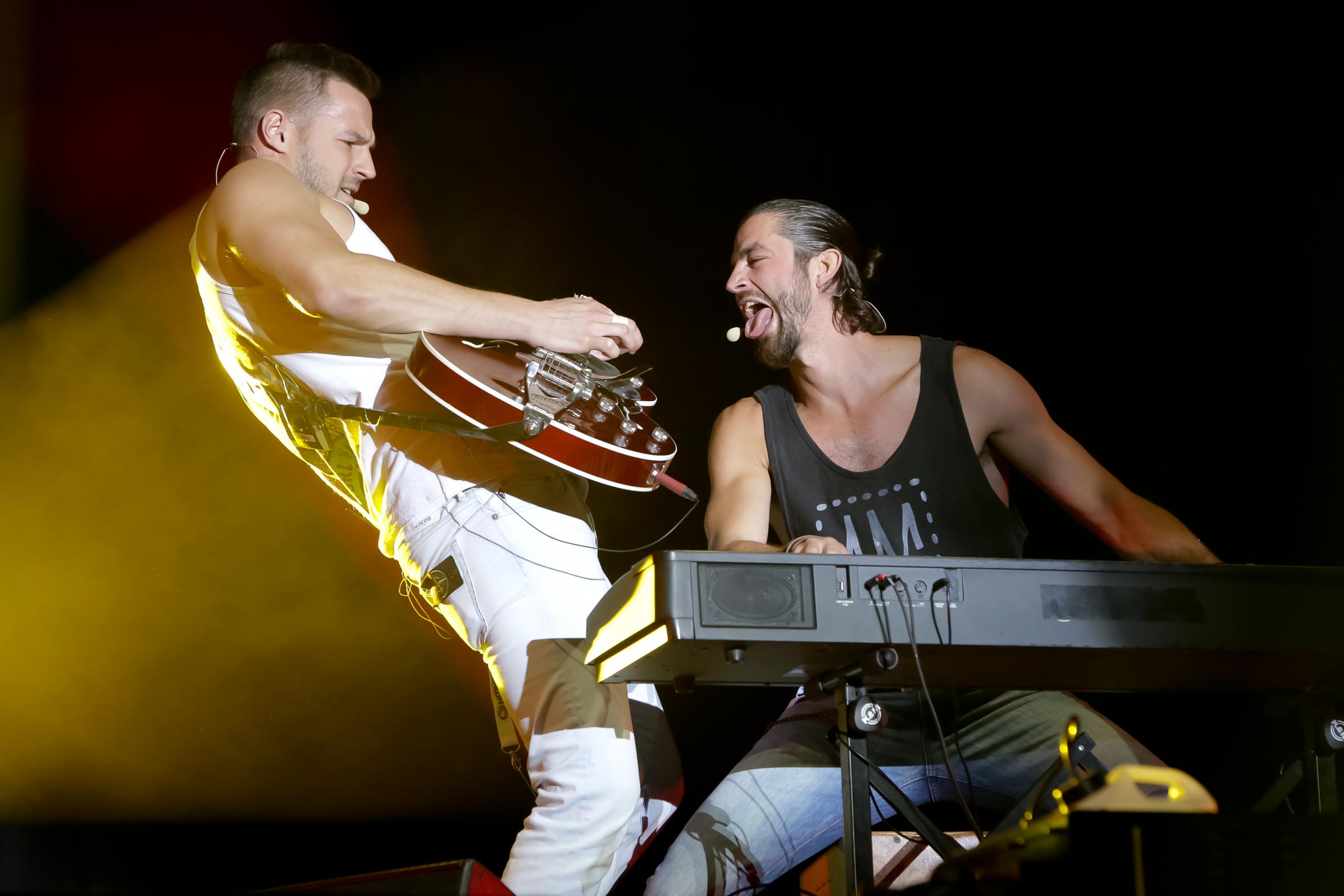 Paul Pizzera und Otto Jaus präsentieren ihren neuesten Song.
