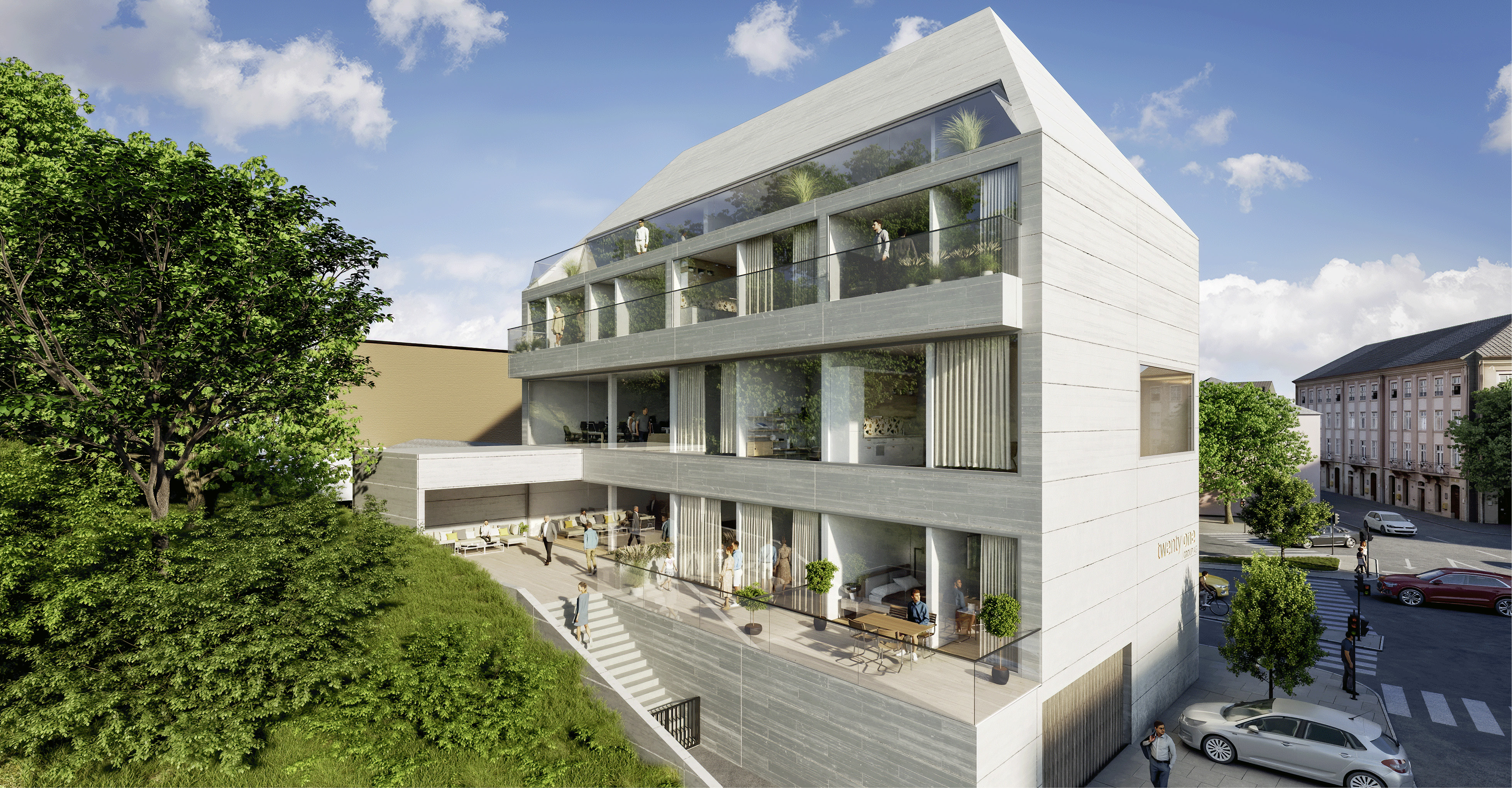 Rendering Bauprojekt "Linzer Kellergasse" 21 Group AG