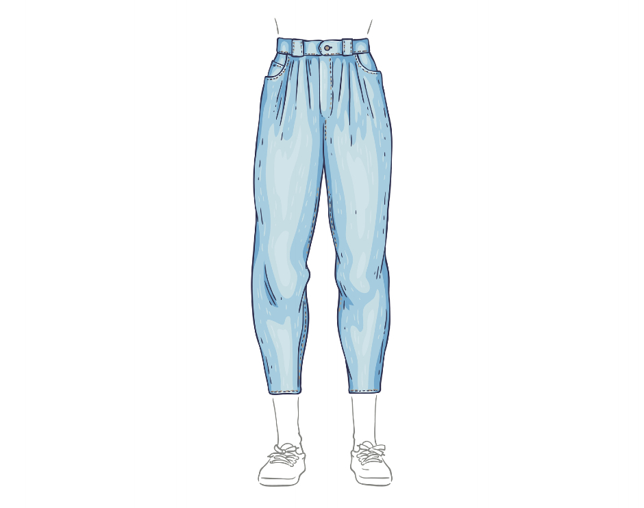 Loose Fit Jeans | Credit: iStock.com/sabelskaya