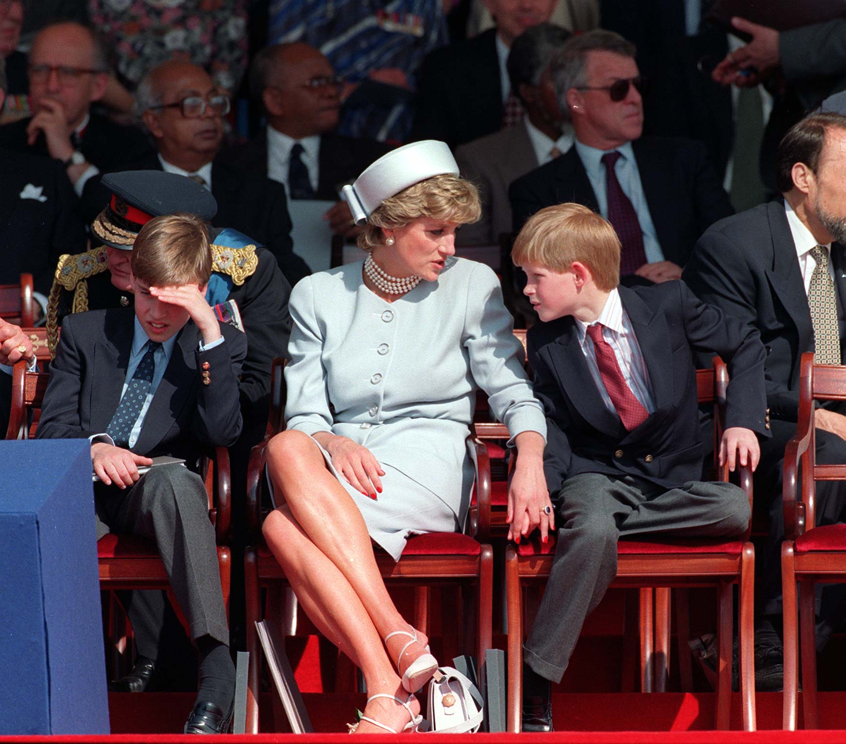 Lady Diana mit ihren Söhnen