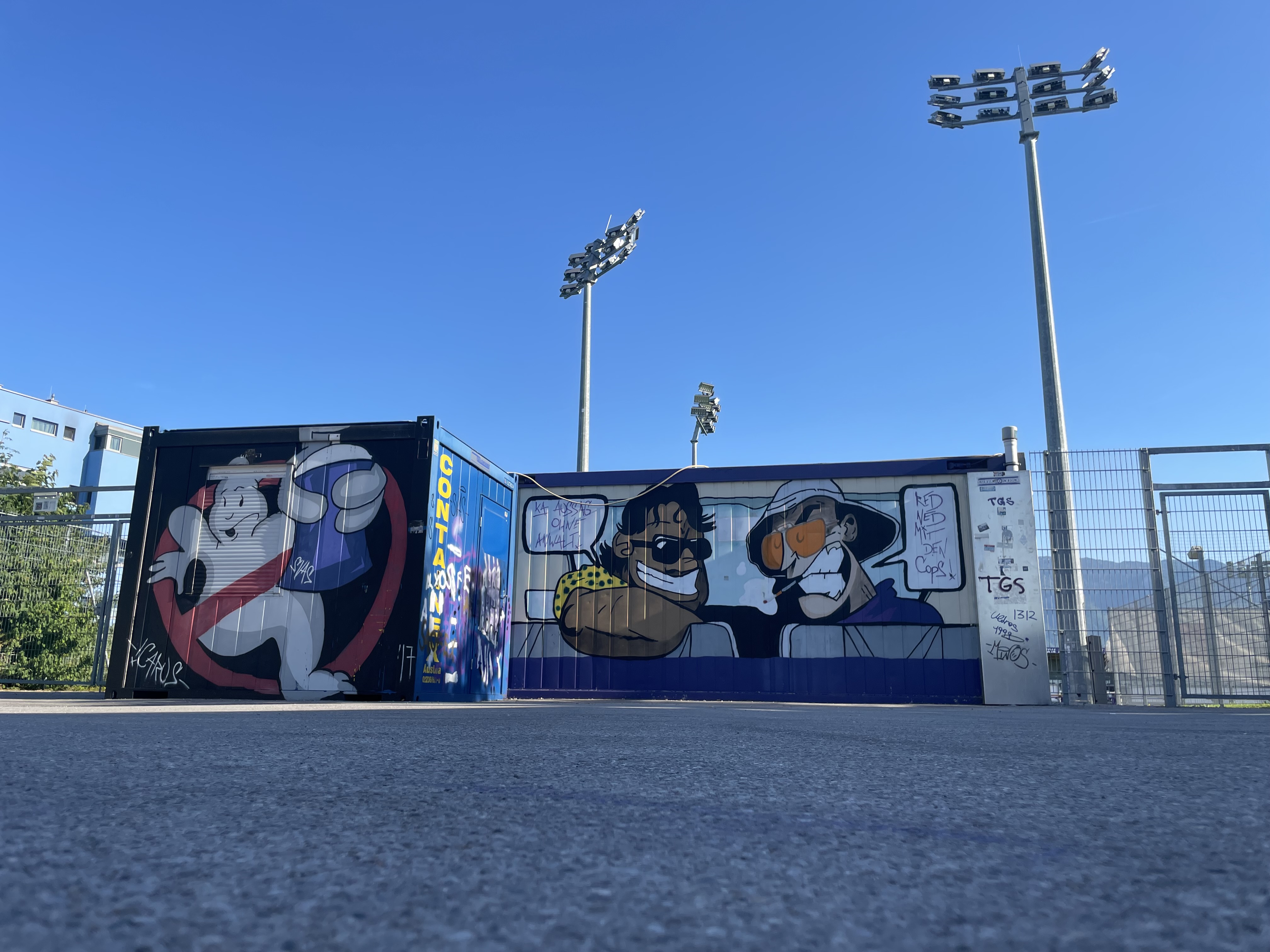 Askö Sporthalle: Old School Street Art | Credit: Simone Reitmeier