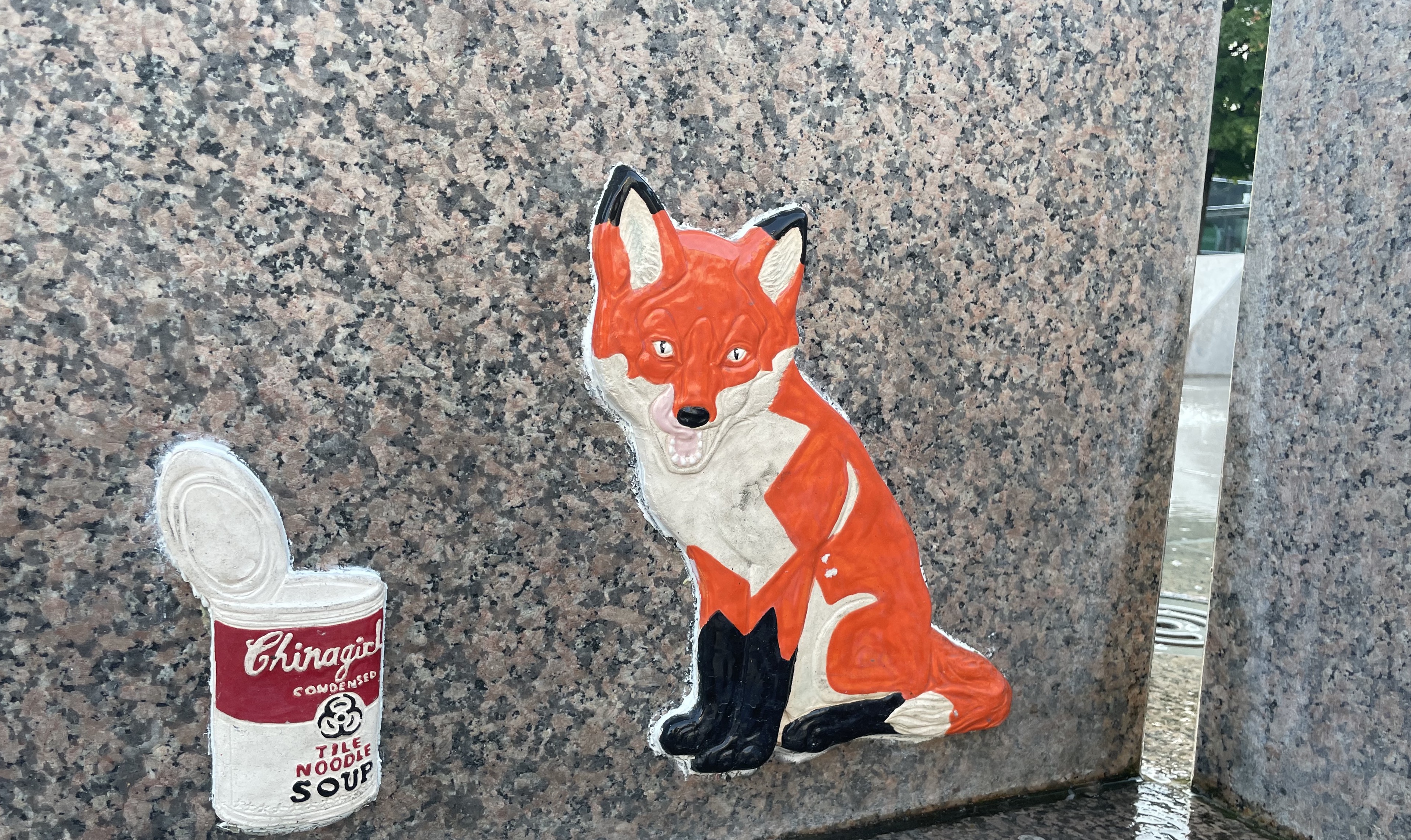 „The Fox“ von Künstlerin Chinagirl Tile | Credit: Simone Reitmeier