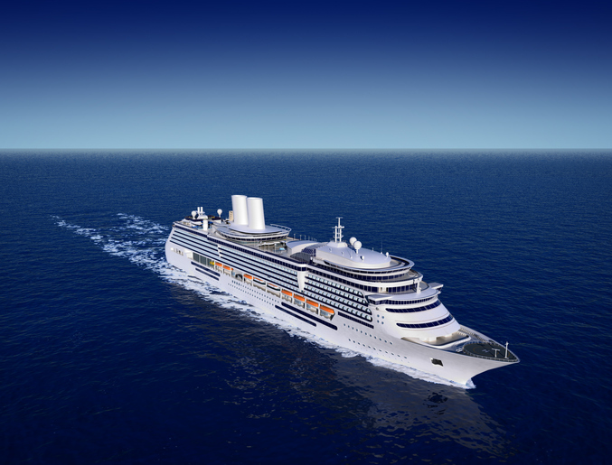 Kreuzfahrtschiff auf offener See | Credit: iStock.com/jgroup