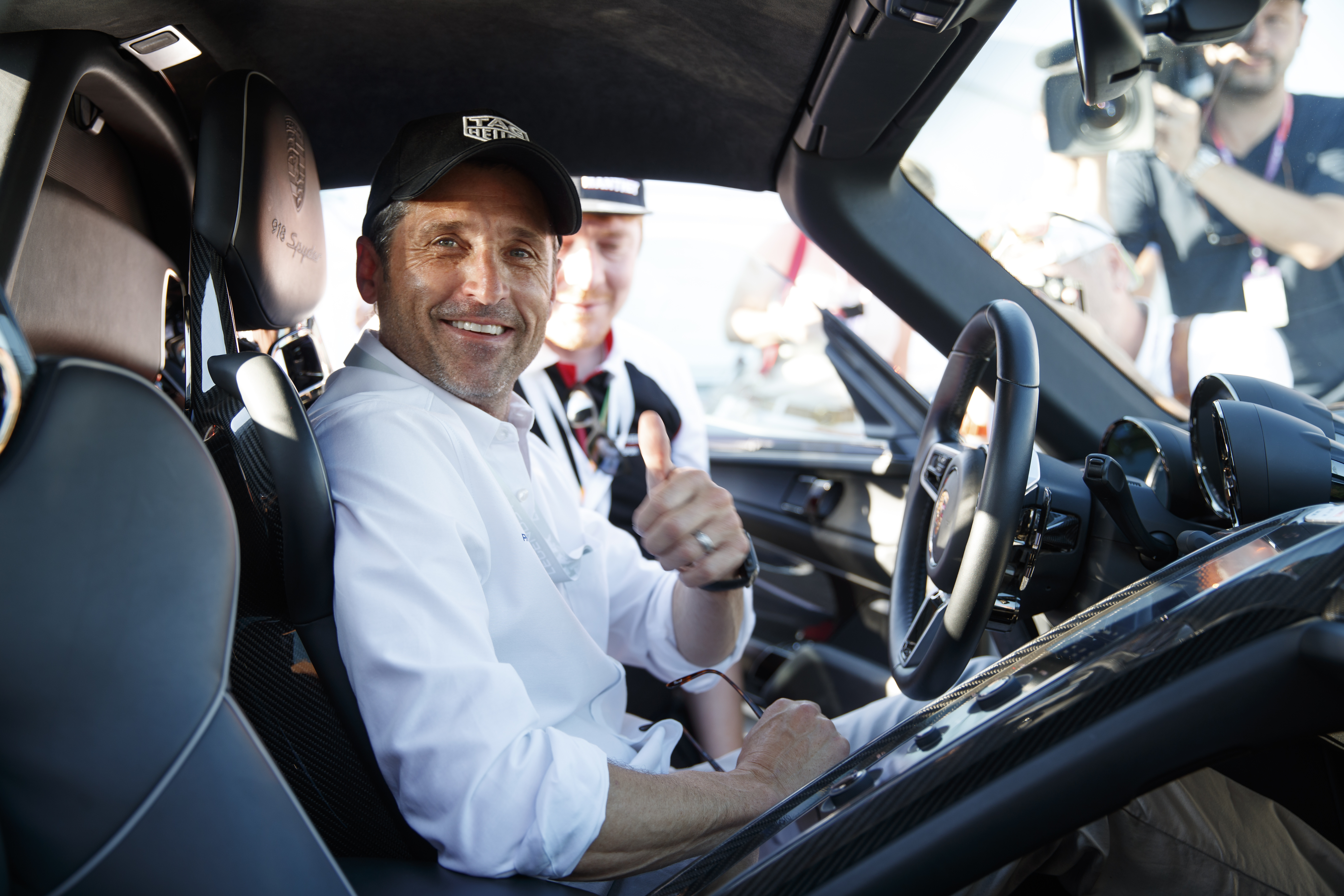 Patrick Dempsey 2019 beim Formel-1-GP von Österreich