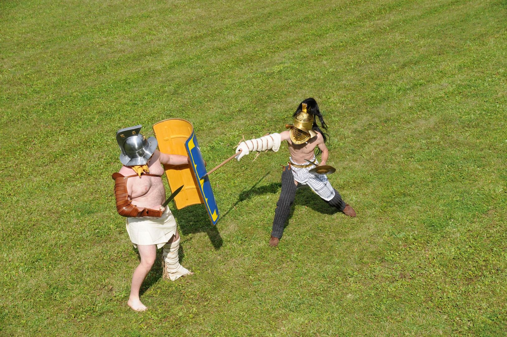 Gladiatorenkampf im Experiment
