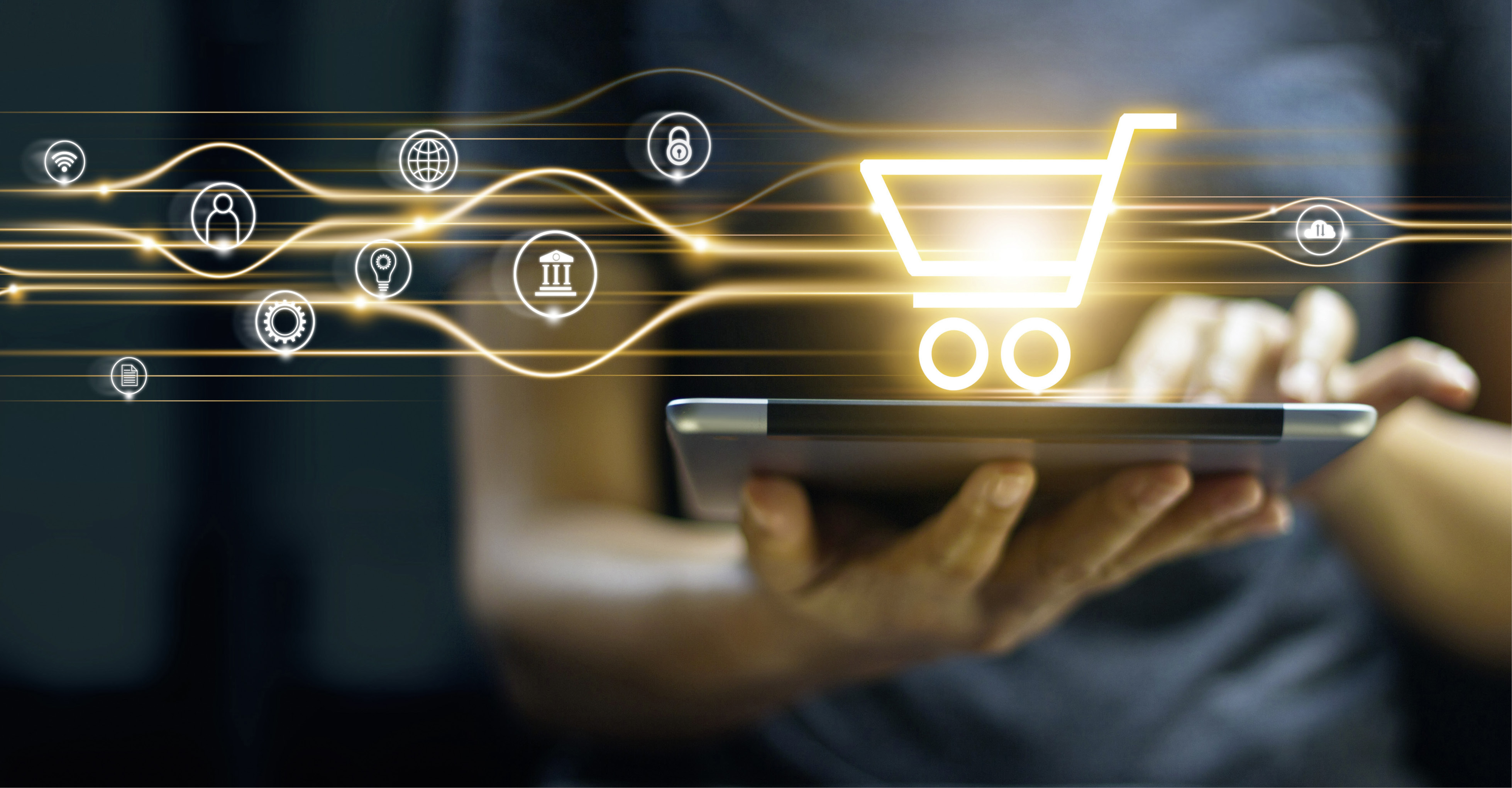 Digitaler Einkaufswagen