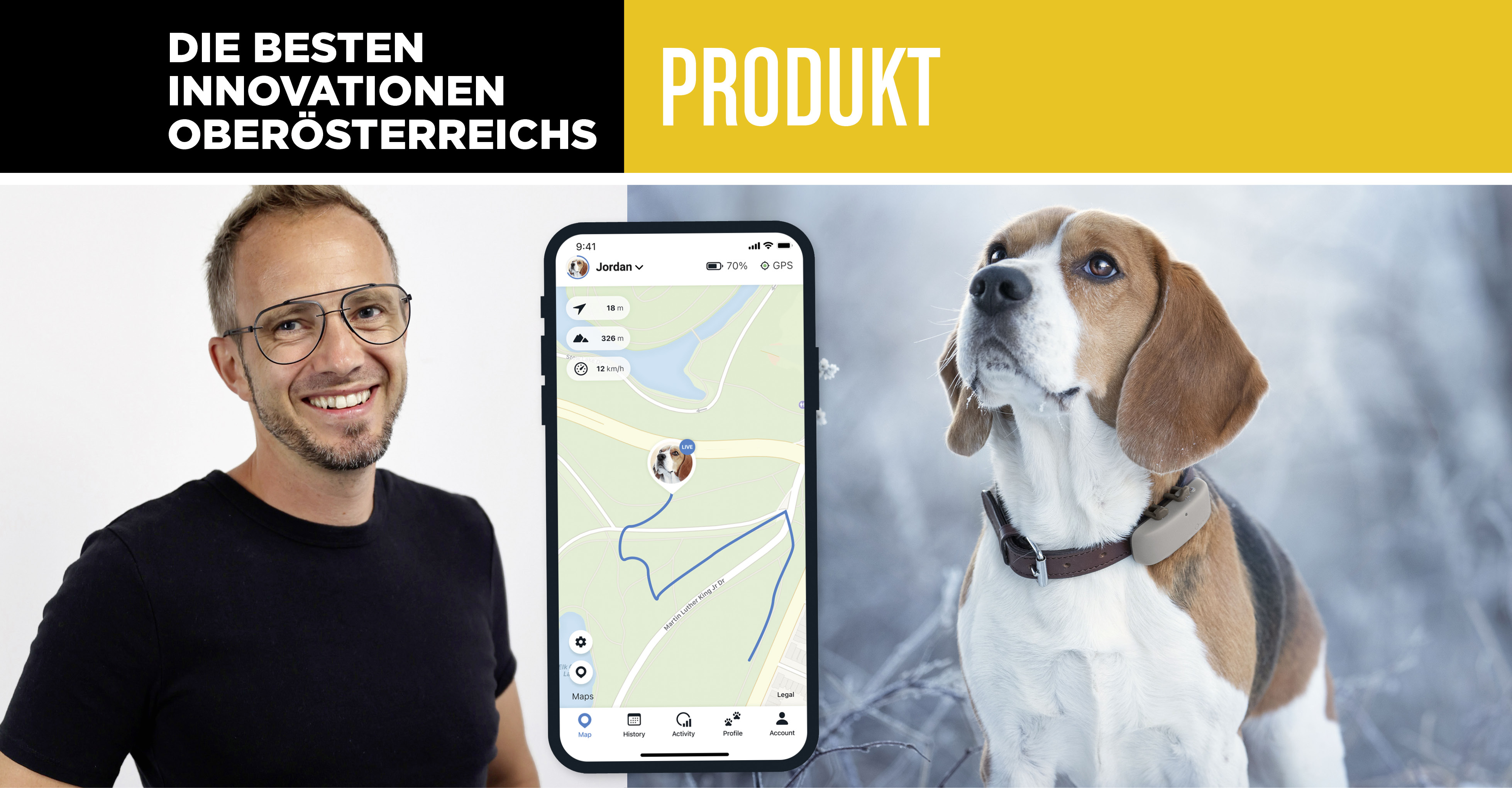 Michael Hurnaus, Gründer und Geschäftsführer Tractive GmbH